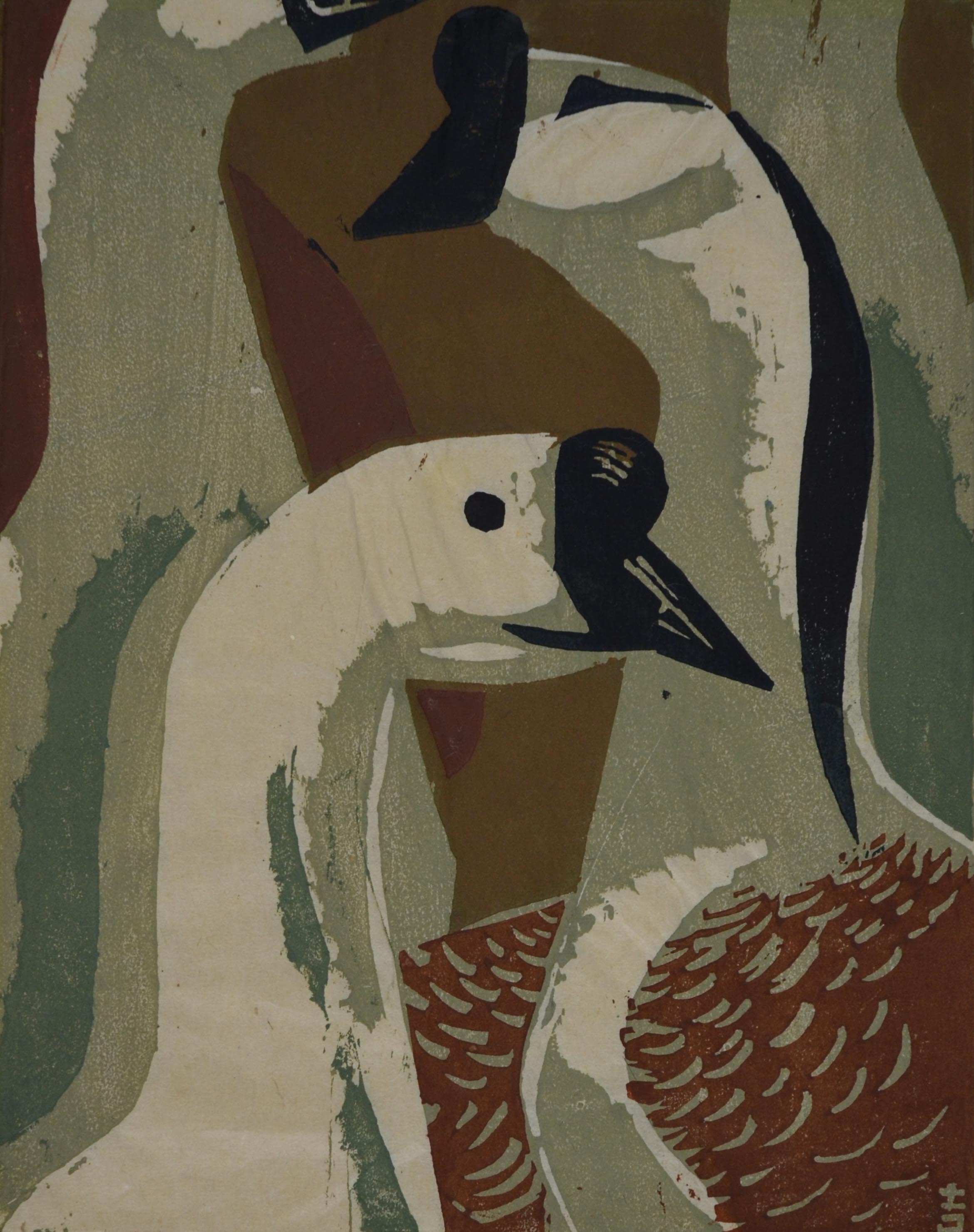 萩原吉二《鳥（白鳥）》 | アートプラットフォームジャパン（APJ）