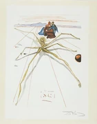 サルバドール・ダリ《ダンテ「神曲」煉獄篇 第十二歌 アラクネ