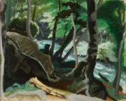 安井曽太郎《奥入瀬の溪流》 | アートプラットフォームジャパン（APJ）