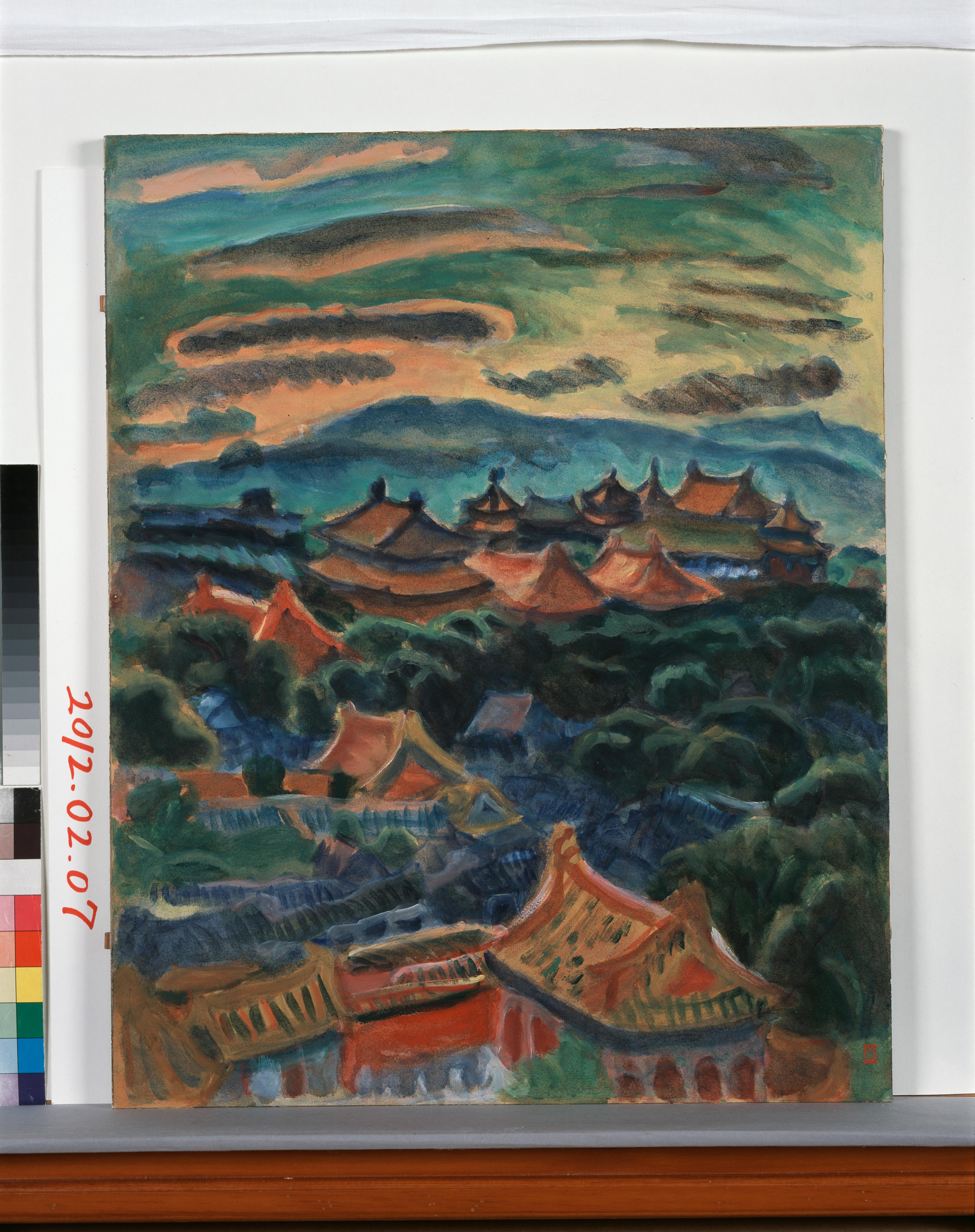 梅原龍三郎《北京紫禁城》 | アートプラットフォームジャパン（APJ）