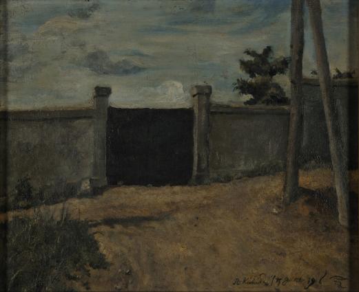 岸田劉生《門と草と道》 | アートプラットフォームジャパン（APJ）