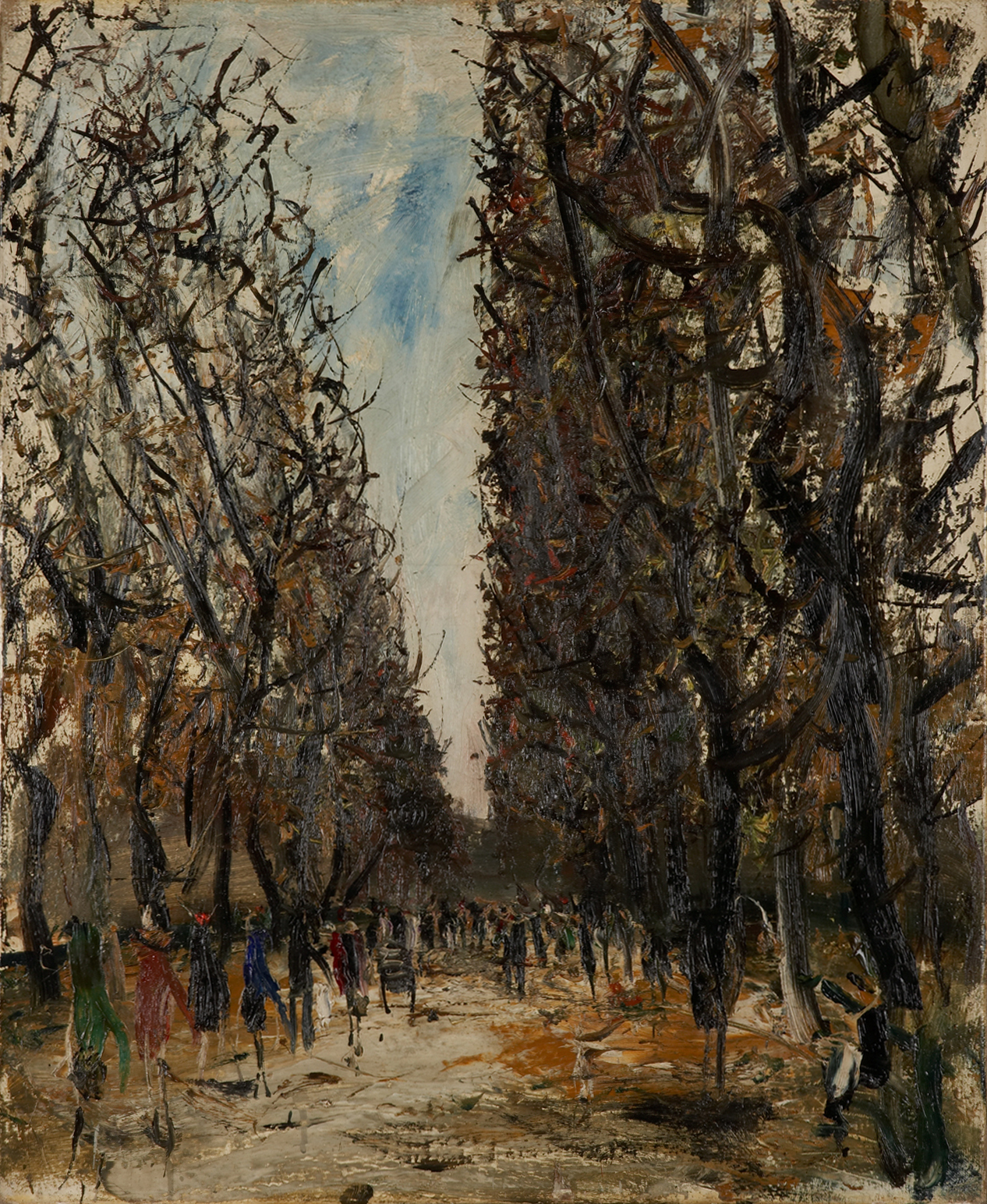 佐伯祐三《ﾘｭｸｻﾝﾌﾞｰﾙ公園》 | アートプラットフォームジャパン（APJ）