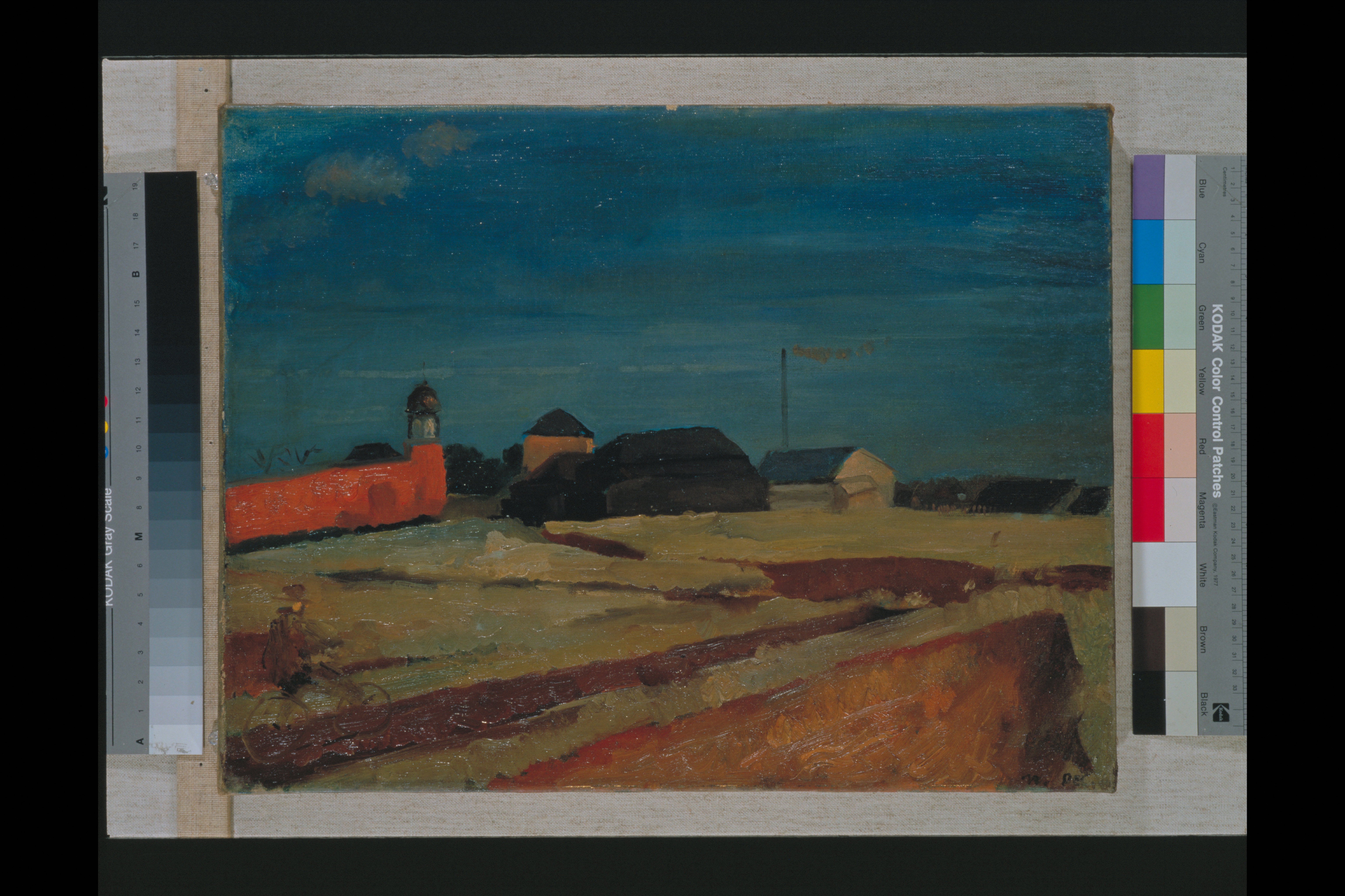 中川一政《草枯れし監獄の横》 | アートプラットフォームジャパン（APJ）