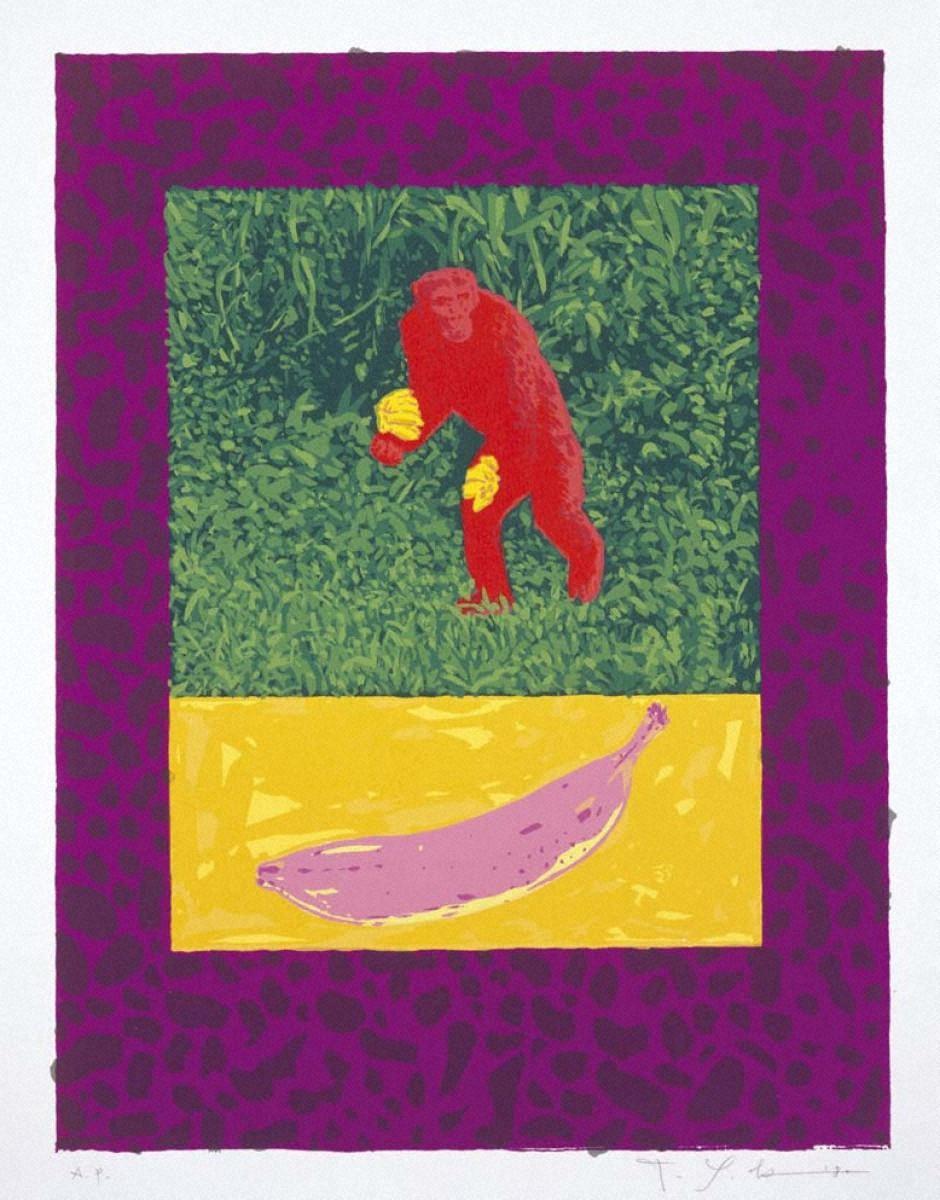 横尾 忠則《RED GORILLA WITH BANANA》 | アートプラットフォーム
