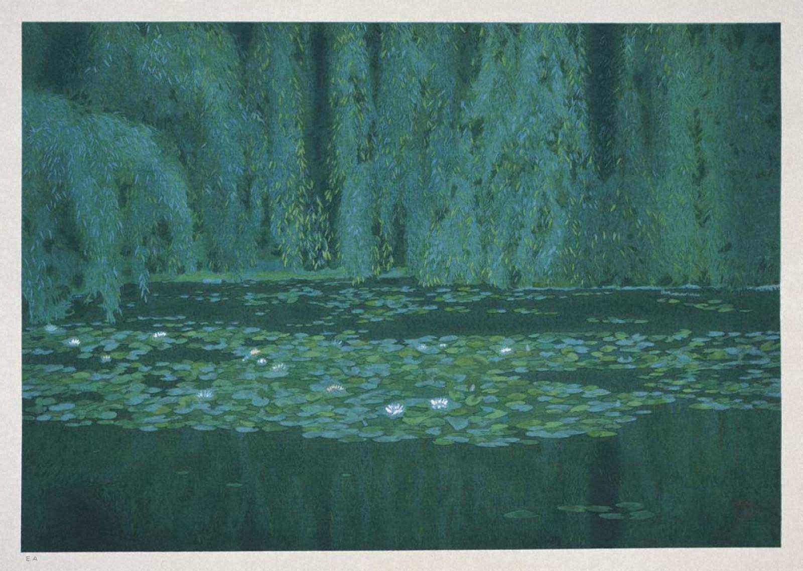 東山魁夷　沼の静寂 東山 魁夷《沼の静寂》 | アートプラットフォームジャパン（APJ）