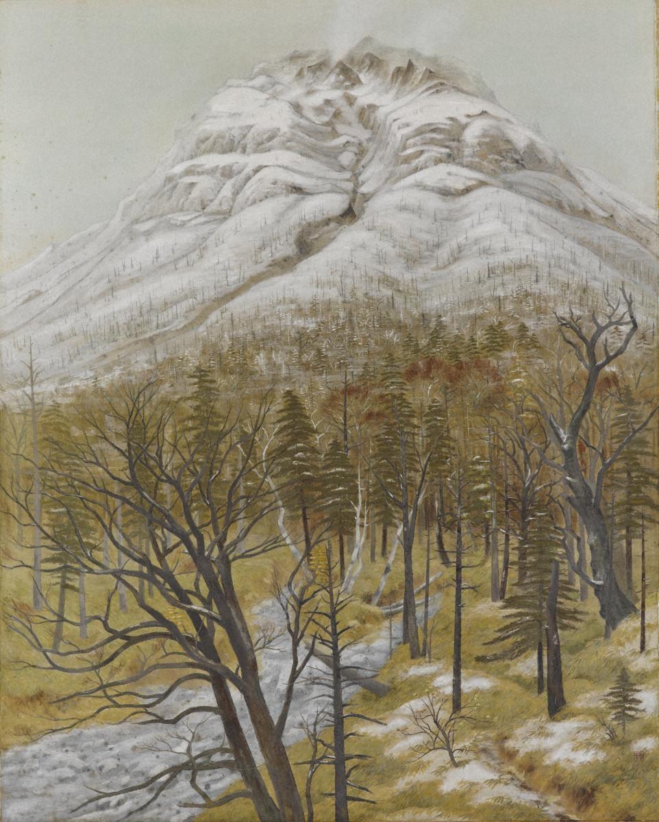 東山 魁夷《焼嶽初冬》 | アートプラットフォームジャパン（APJ）
