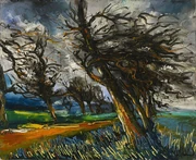 モーリス・ド・ヴラマンク、【木のある風景】、希少画集画より ヴラマンク《木のある風景》 | アートプラットフォームジャパン（APJ）
