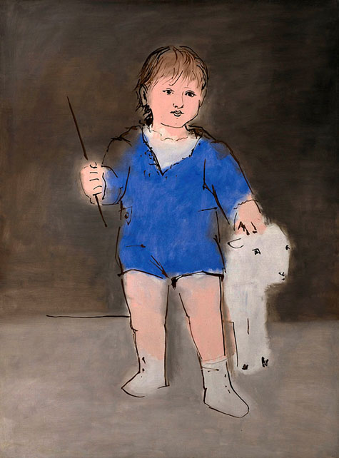 アトリエgg ピカソの息子 ピカソ《仔羊を連れたポール、画家の息子、二歳》 | アート