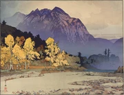 吉田 博《雨後の穂高山》 | アートプラットフォームジャパン（APJ）