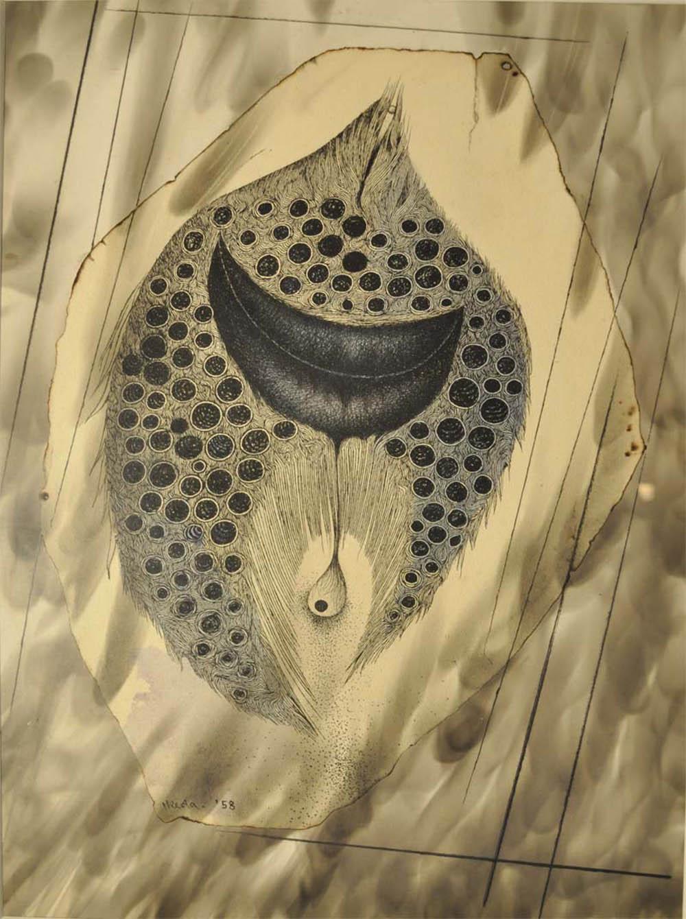 池田 龍雄《虚飾（唇虫） 〔虫類図鑑シリーズ〕》 | アート