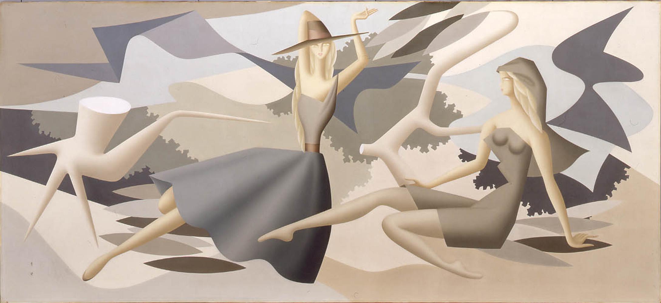 東郷 青児《木立》 | アートプラットフォームジャパン（APJ）