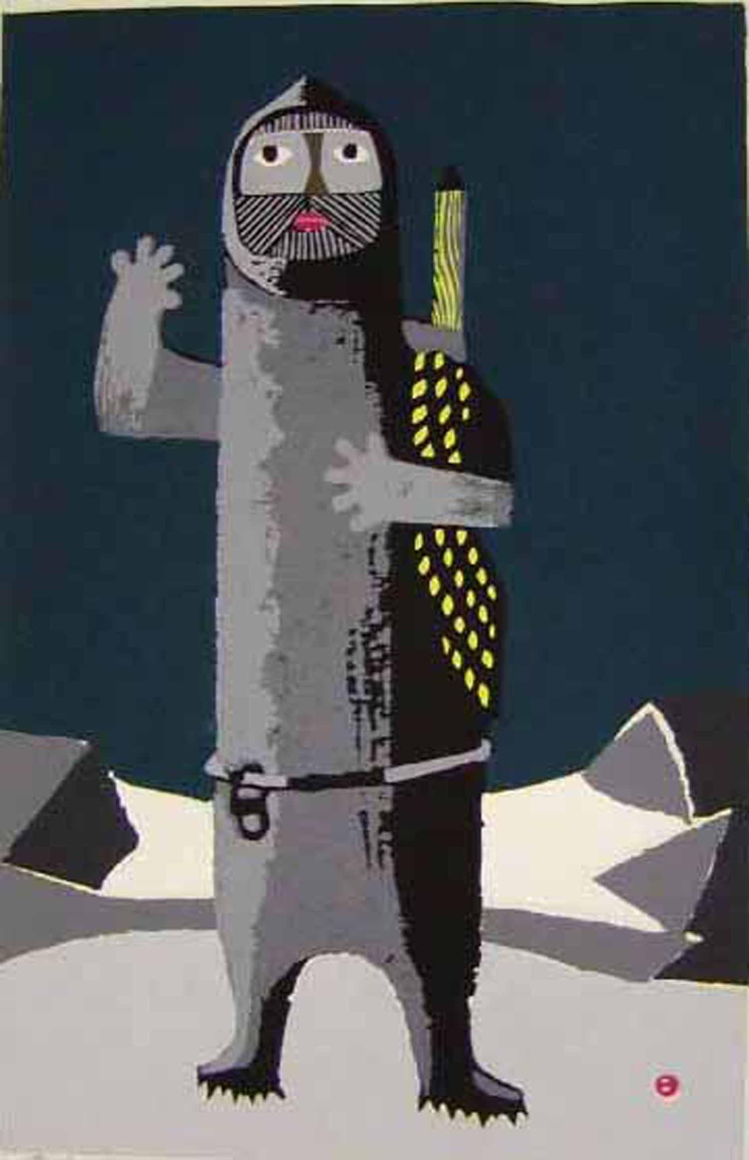 棟方志功の版画 石鎚山 巡り会わ