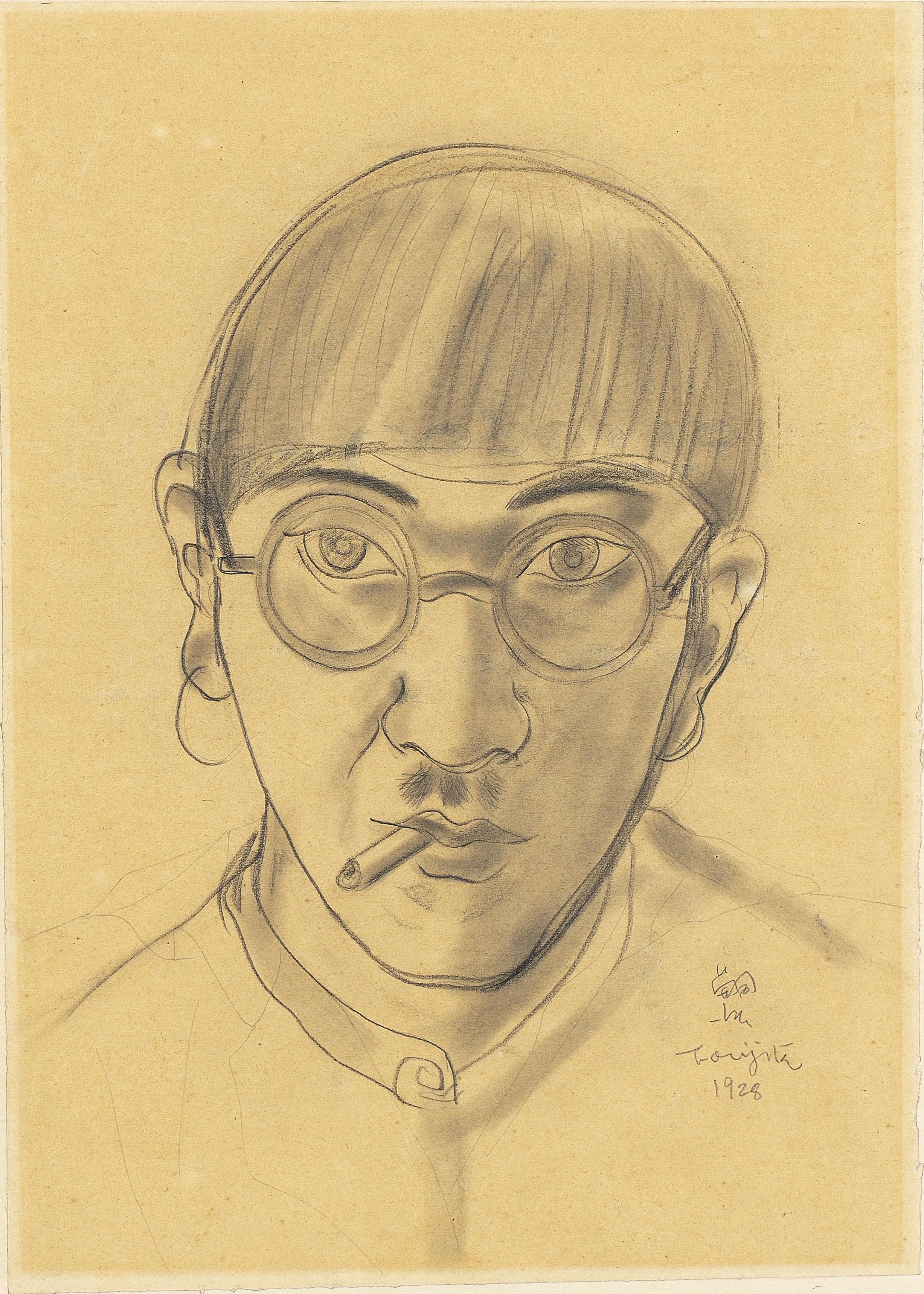 レオナール　フジタ　藤田嗣治　自画像 2023/5/22 藤田嗣治《自画像》｜ikumi