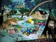 藤城清治《ケロヨンのユートピア》 | アートプラットフォームジャパン