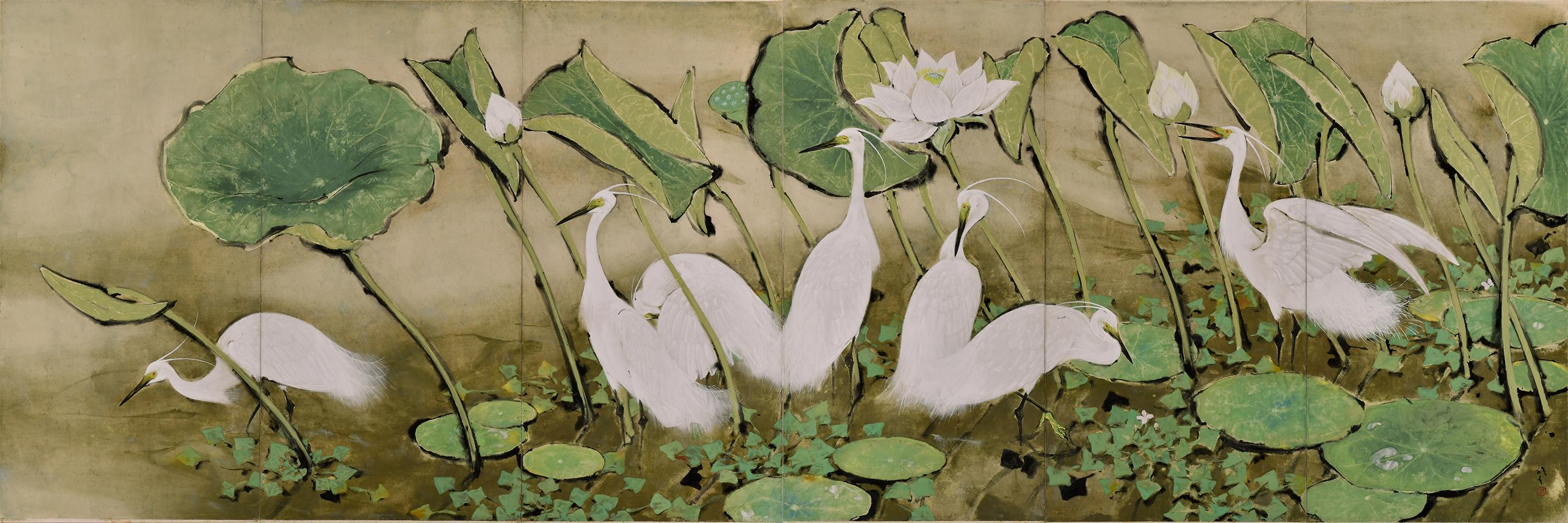 川端龍子《涼露品》 | アートプラットフォームジャパン（APJ）
