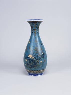 竹内忠兵衛《磁胎七宝花蝶文花瓶》 | アートプラットフォームジャパン