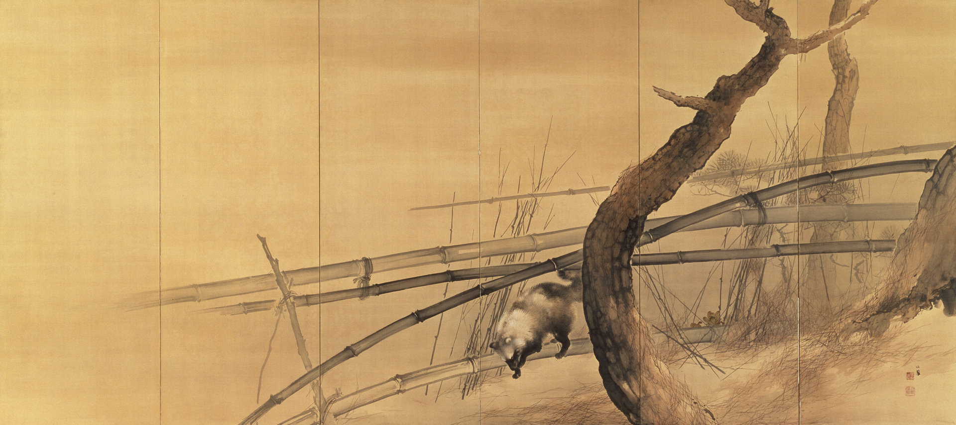 竹内栖鳳《狐狸図》 | アートプラットフォームジャパン（APJ）